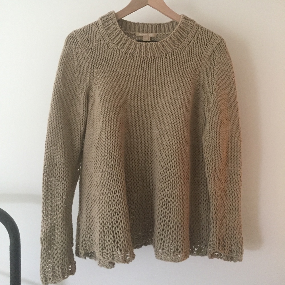 Michael Kors Sweater knitwear bell sleeve NEW!!